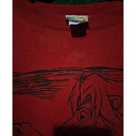 Vintage disney The Lion King crewneckSimba & Nala